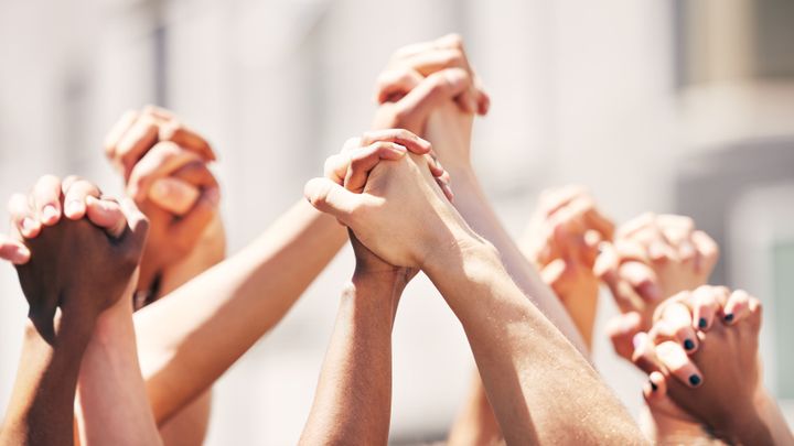Joining hands