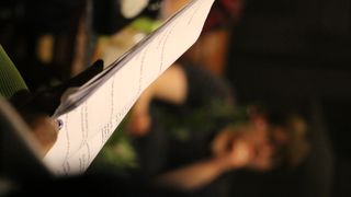 Script close-up